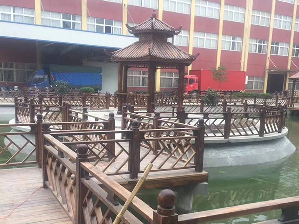 護欄、棧道、古木橋